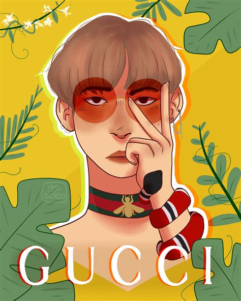 Taehyung the Gucci Boy by MissWeirdoArt on DeviantArt